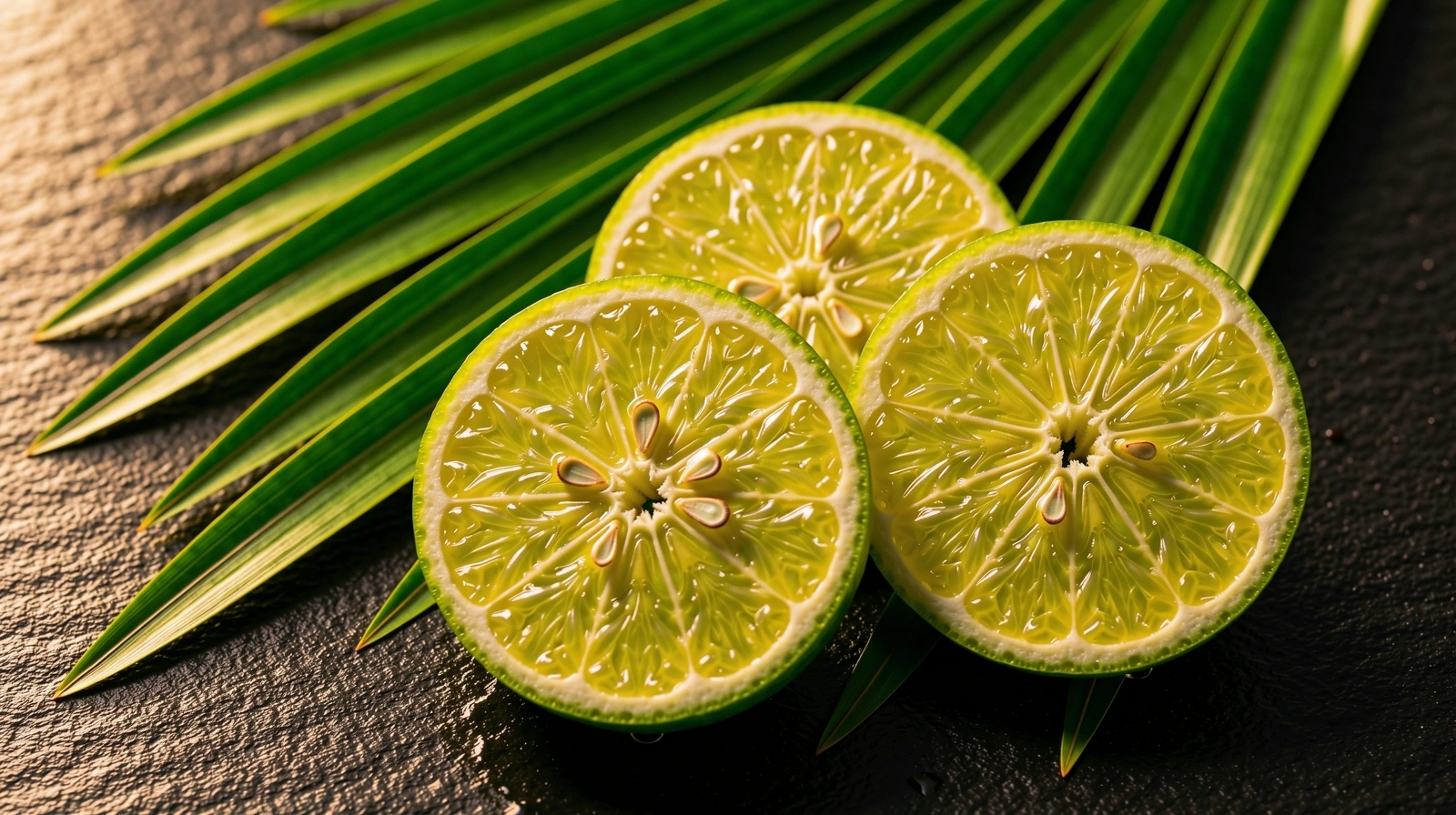 Vibrant tropical fruit texture